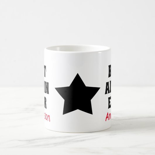 Meilleur Admin Jamais Café Mug (Centre)