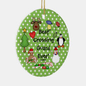 Meilleur Agent de Circulation de Noël Ornement (Droite)