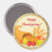 Meilleur aimant cadeau de Bon thanksgiving populai (Recto/Verso)