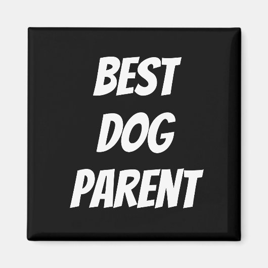 Meilleur aimant parent de chien (Devant)