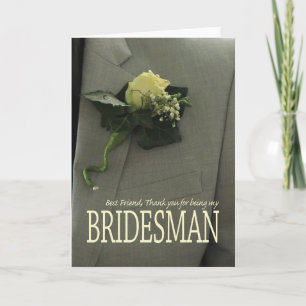 Meilleur Ami Bridesman merci