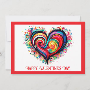 Meilleur Ami Colorful Heart Carte Saint-Valentin