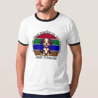 Meilleur ami du chien amateur de sonnerie T-shirt