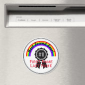 Meilleur Ami jamais Rainbow Magnet HAMbWG (In Situ (Lave-vaisselle))