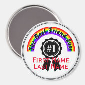 Meilleur Ami jamais Rainbow Magnet HAMbWG (Recto/Verso)