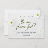 Meilleur Ami Mariage Flower Invitation Card (Devant)