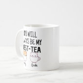 Meilleur Ami Nom Meilleur Bestie Mug (Devant gauche)