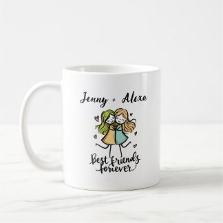 Meilleur Ami Personnalisé Forever Mug - Cadeau BFF
