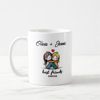 Meilleur Ami Personnalisé Forever Mug - Cadeau BFF