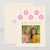 Meilleur Ami Photo Carte de voeux Anniversaire (Devant / Derrière)