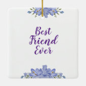 Meilleur ami photo coloriage Ornements (Dos)