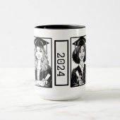 Meilleur Amis Diplôme Mug à deux tons (Centre)