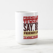 Meilleur Amis Mug Classique (Centre)