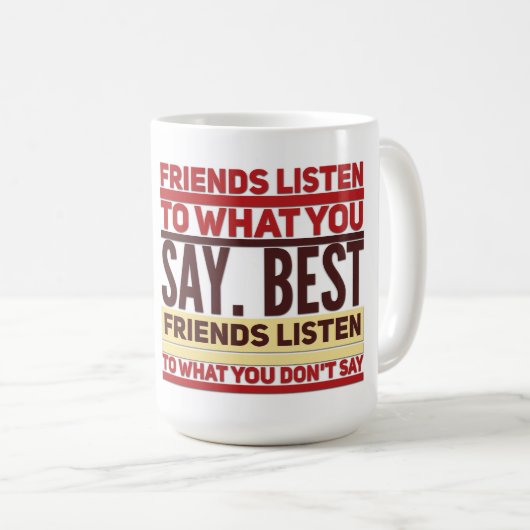 Meilleur Amis Mug Classique (Devant droit)