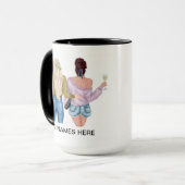 Meilleur Amis Personnalisable Café Mug (Devant gauche)