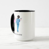 Meilleur Amis Personnalisable Café Mug (Devant gauche)