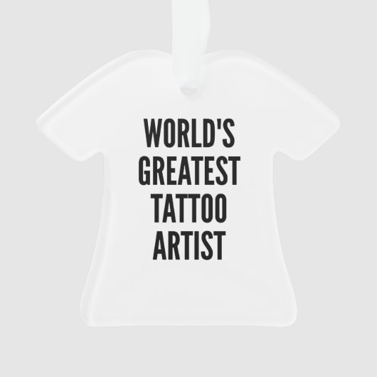 Meilleur Artiste De Tatouage Du Monde (devant)