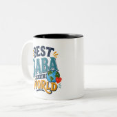 Meilleur Baba du Monde Mug Photo (Devant gauche)