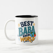 Meilleur Baba du Monde Mug Photo (Gauche)