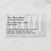 Meilleur barman pour l'embauche de Cartes de visit (Devant)