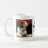 Meilleur Beagle Papa 2 Modèle photo Café Mug (Gauche)