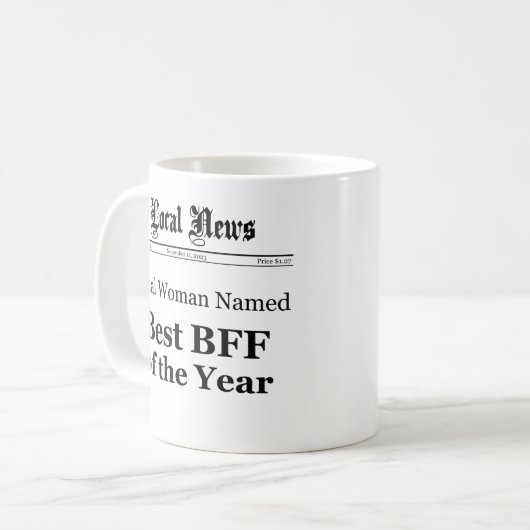 Meilleur BFF de l'année Mug (Devant gauche)