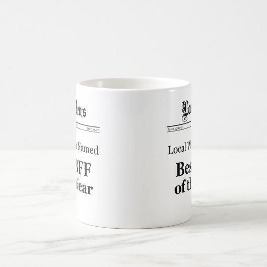 Meilleur BFF de l'année Mug (Centre)