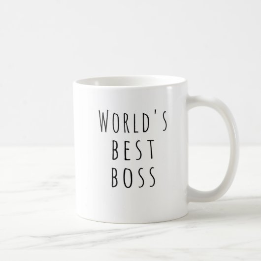 Meilleur Boss Café Mug (Droite)