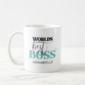 Meilleur Boss Café Mug (Gauche)