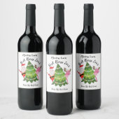 Meilleur Boss de noël étiquette de vin Personnalis (Bouteilles)