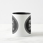 Meilleur Boss Jamais Mug De Café À Deux Tons (Centre)