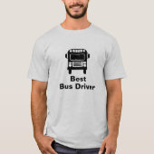 Meilleur Bus Bus Silhouette T-Shirt (Devant)