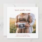 Meilleur cadeau Carte de vacances Faire-part de gr (Devant)