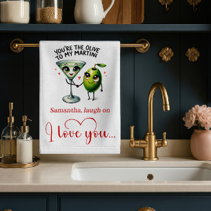 Meilleur Cadeau d'Amour Serviette de Cuisine Drôle