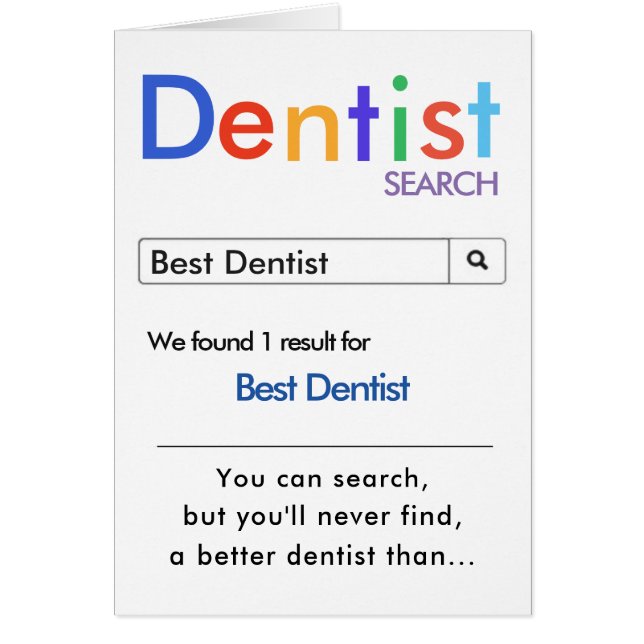 Meilleur cadeau de dentiste (Devant)