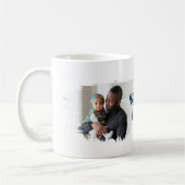 Meilleur cadeau de Fête des pères papa Mug avec ph (Gauche)