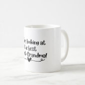Meilleur cadeau de grand-mère Mug (Devant droit)