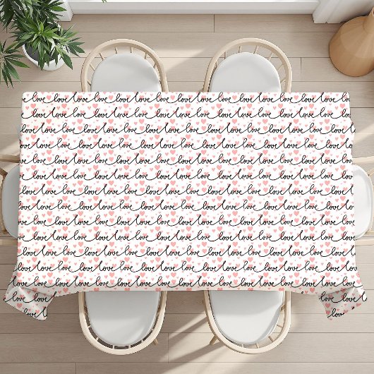 Meilleur Cadeau de la Saint-Valentin Nappe Cœurs R