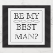 Meilleur cadeau de proposition homme - Étiquette d (Étiquettes simples)