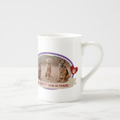 Meilleur cadeau photo mignon du chien Paw Mug (Droite)