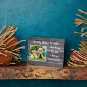 Meilleur cadeau ! Plaque photo Papa retraitée (Côté)