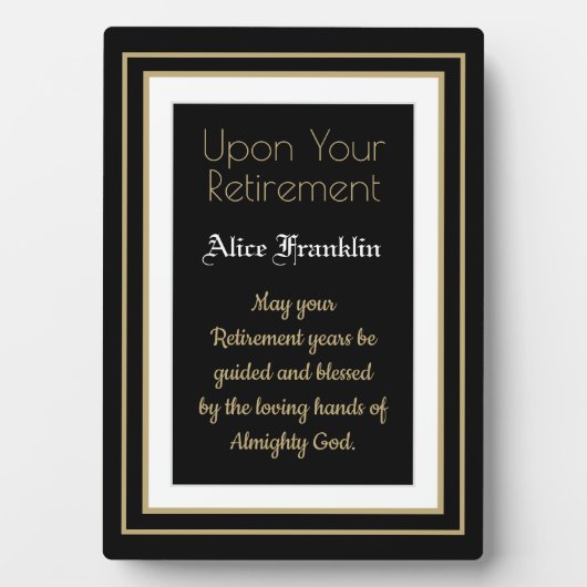 Meilleur cadeau ! Plaque tablette de bénédictions  (Devant)