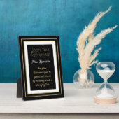 Meilleur cadeau ! Plaque tablette de bénédictions  (Côté)