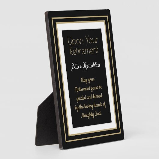 Meilleur cadeau ! Plaque tablette de bénédictions  (Côté)