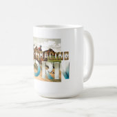 Meilleur Café Course de Chevaux Né Mug (Devant droit)