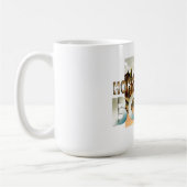 Meilleur Café Course de Chevaux Né Mug (Gauche)