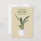 Meilleur Carte de remerciements de la fête des mèr (Devant)