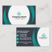 Meilleur Carte de visite d'entreprise avec personn (Devant / Derrière)