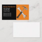 Meilleur Carte de visite Handyman Bold (Devant / Derrière)