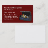 Meilleur Carte de visite Handyman Services (Devant / Derrière)